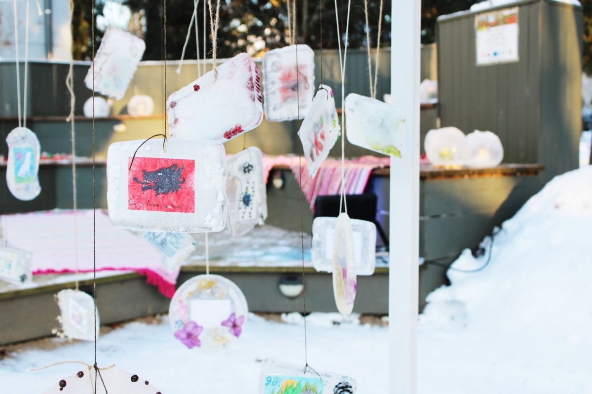 Pirmo reizi Balvos tiek radītas ledus skulptūras